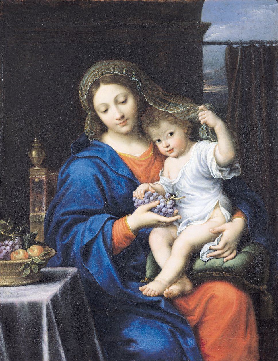 Die Jungfrau der Trauben von Pierre Mignard