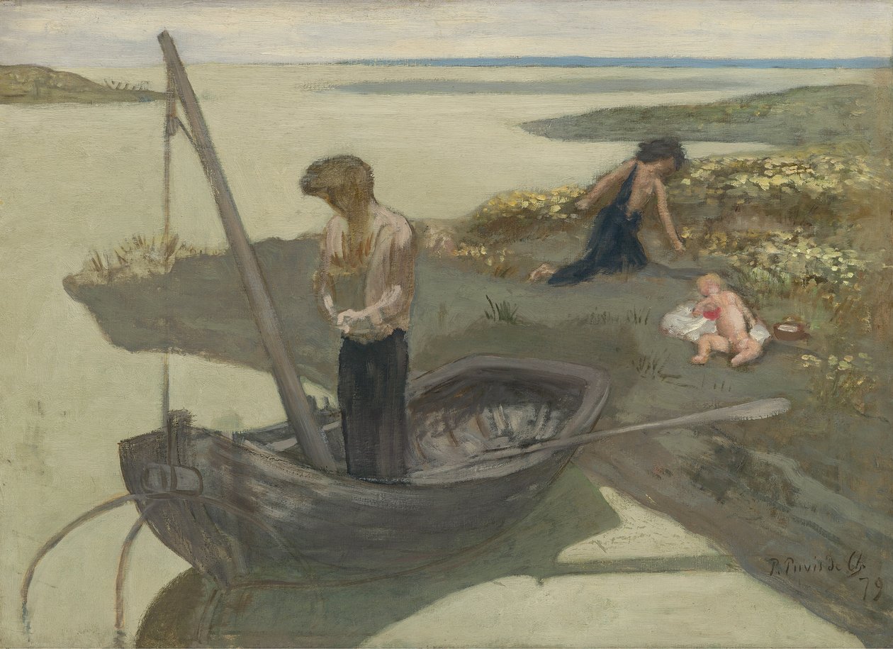 Skizze für „Der arme Fischer“ von Pierre Puvis de Chavannes