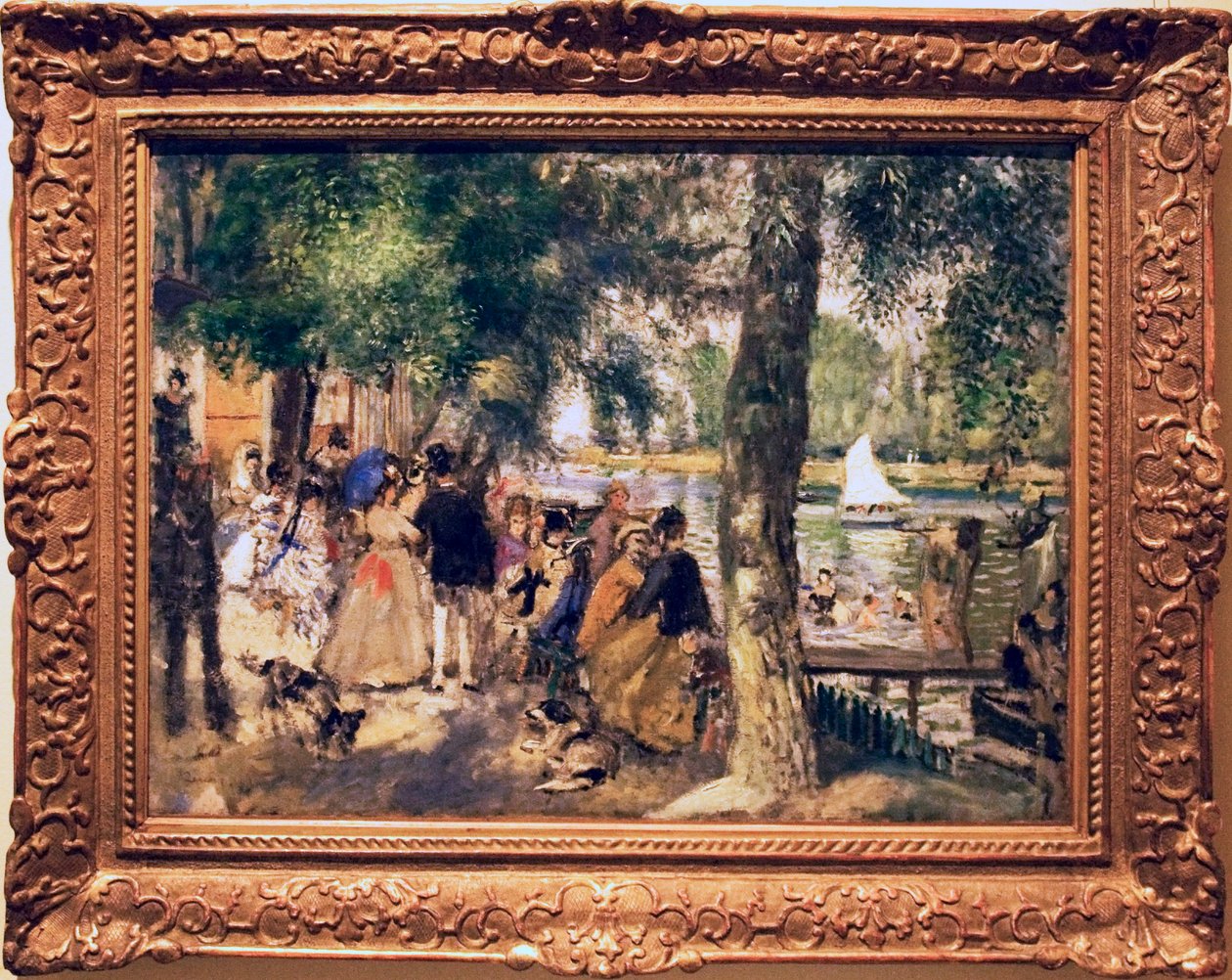 Baden in der Seine La Grenouillère von Pierre Auguste Renoir