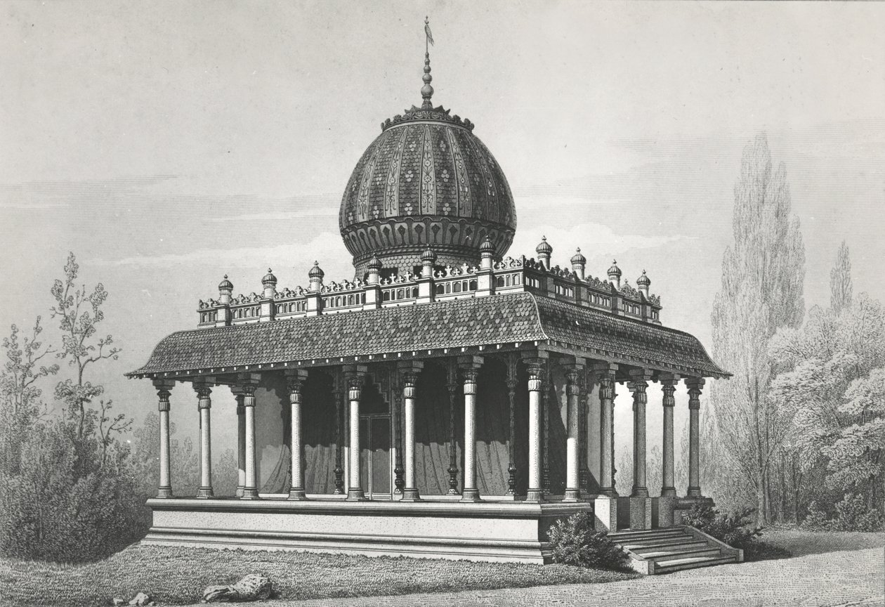 Pavillon der Ostindien-Kompanie, auf der Weltausstellung von 1867, 1868 von Georges Diéterle