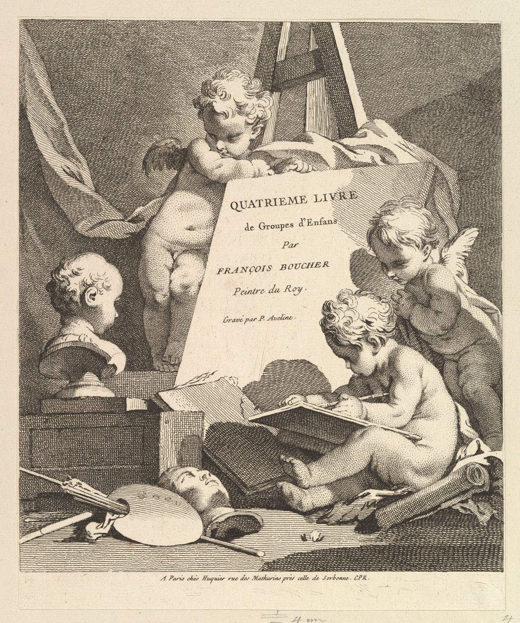 Frontispiz von Pierre Alexandre Aveline