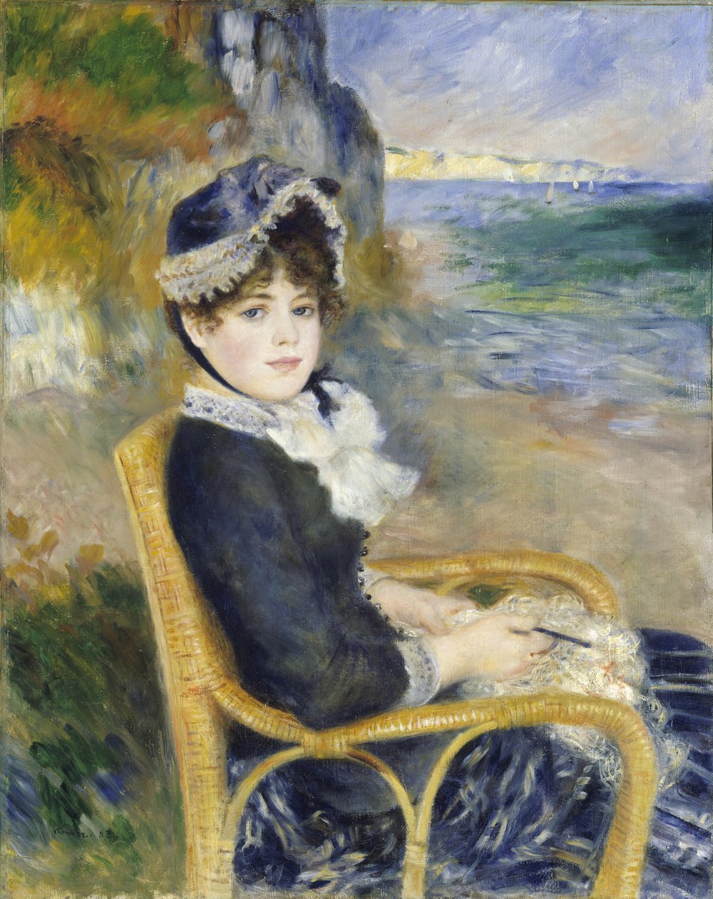 Am Meeresufer, 1883 von Pierre Auguste Renoir
