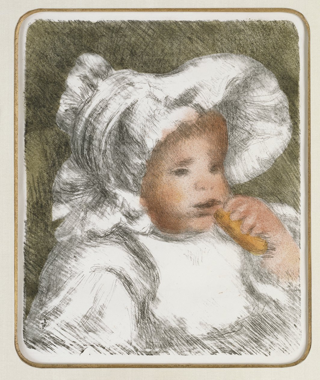 Kind mit einem Keks, ca. 1888-89 von Pierre Auguste Renoir