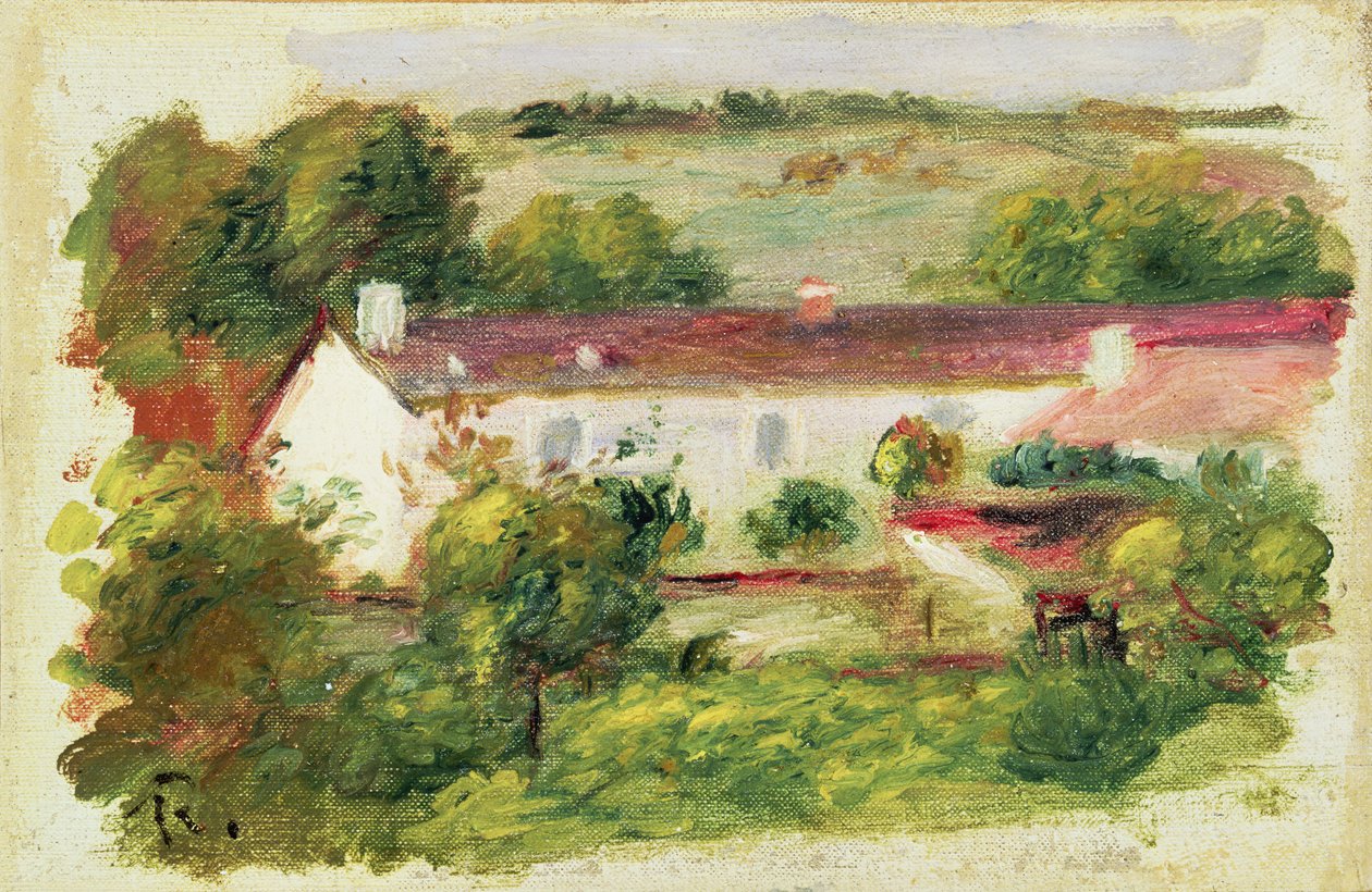 Haus in Essoyes von Pierre Auguste Renoir