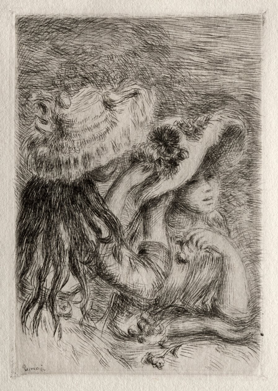Le Chapeau épinglé, 1894 von Pierre Auguste Renoir