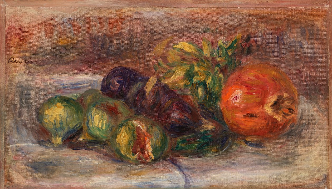 Granatapfel und Feigen von Pierre Auguste Renoir