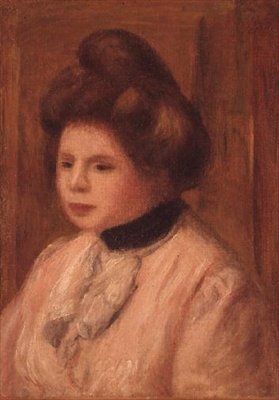 Porträt einer Dame von Pierre Auguste Renoir