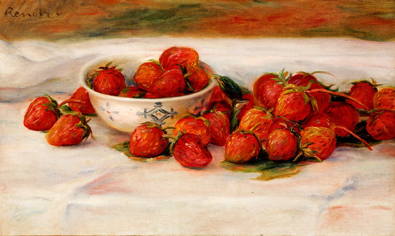 Erdbeeren von Pierre Auguste Renoir