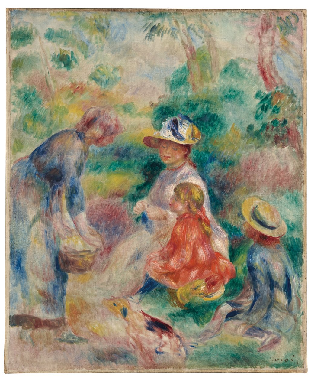 Der Apfelverkäufer, 1890 von Pierre Auguste Renoir