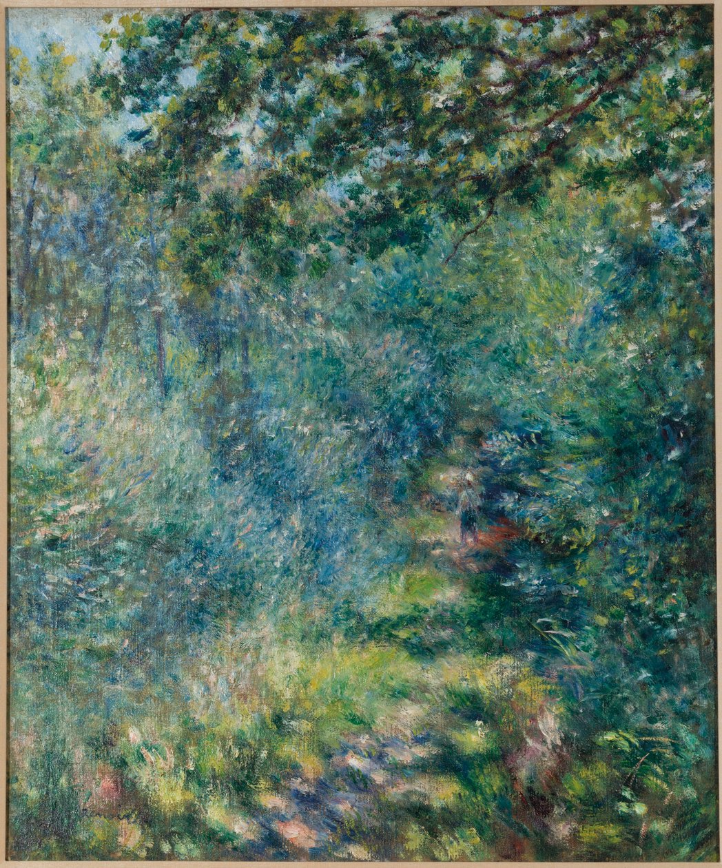 Pfad im Wald, ca. 1874-77 von Pierre Auguste Renoir