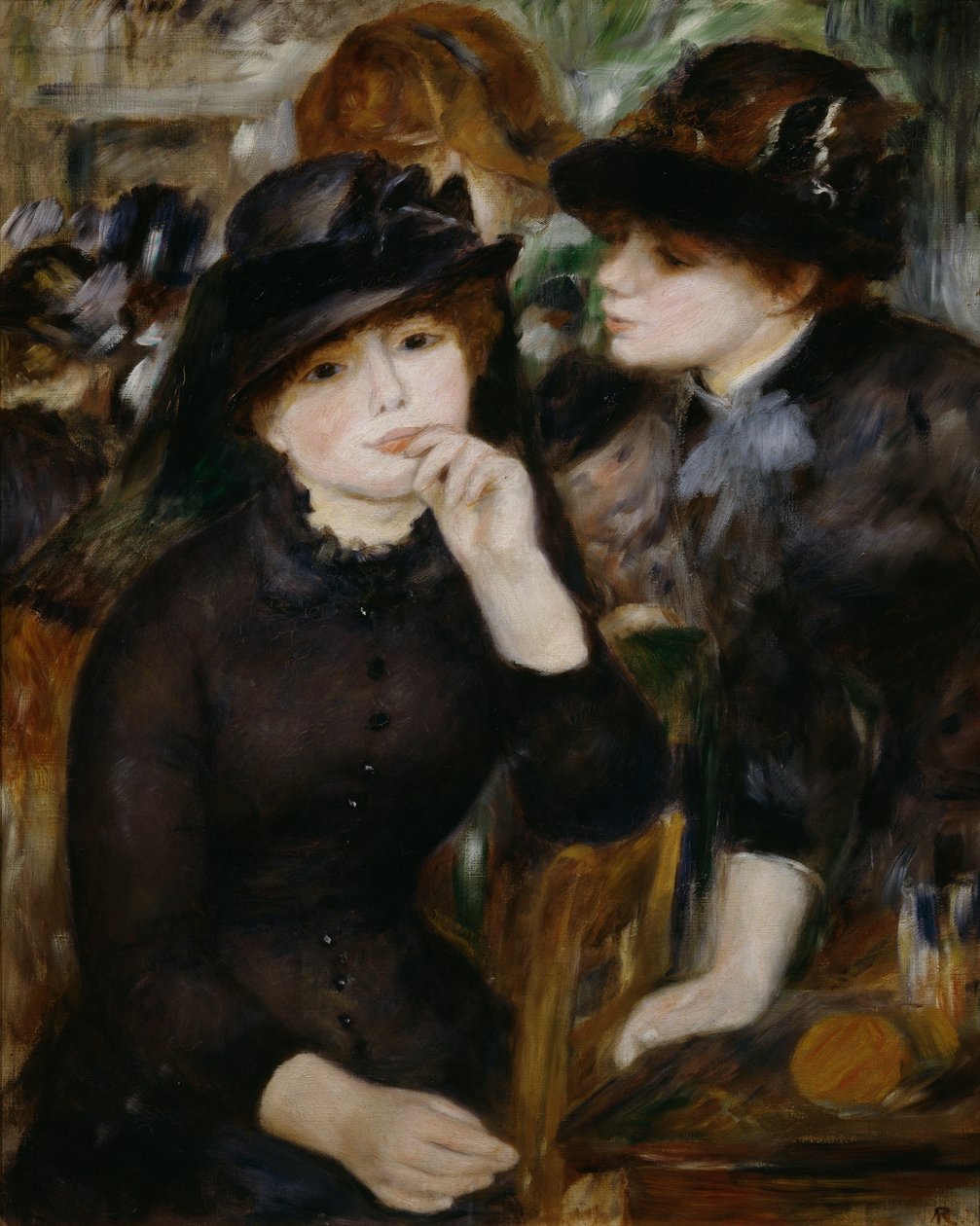Zwei Mädchen in Schwarz, 1880-1882 von Pierre Auguste Renoir