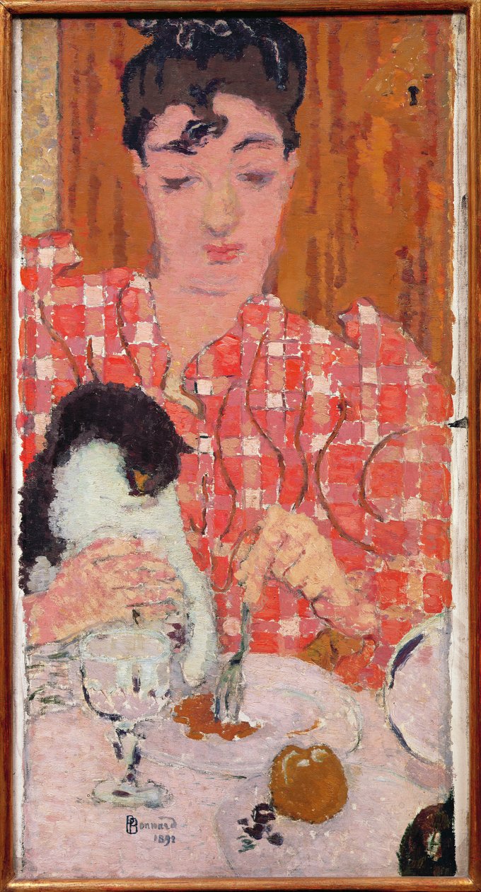Die karierte Bluse, 1892 von Pierre Bonnard