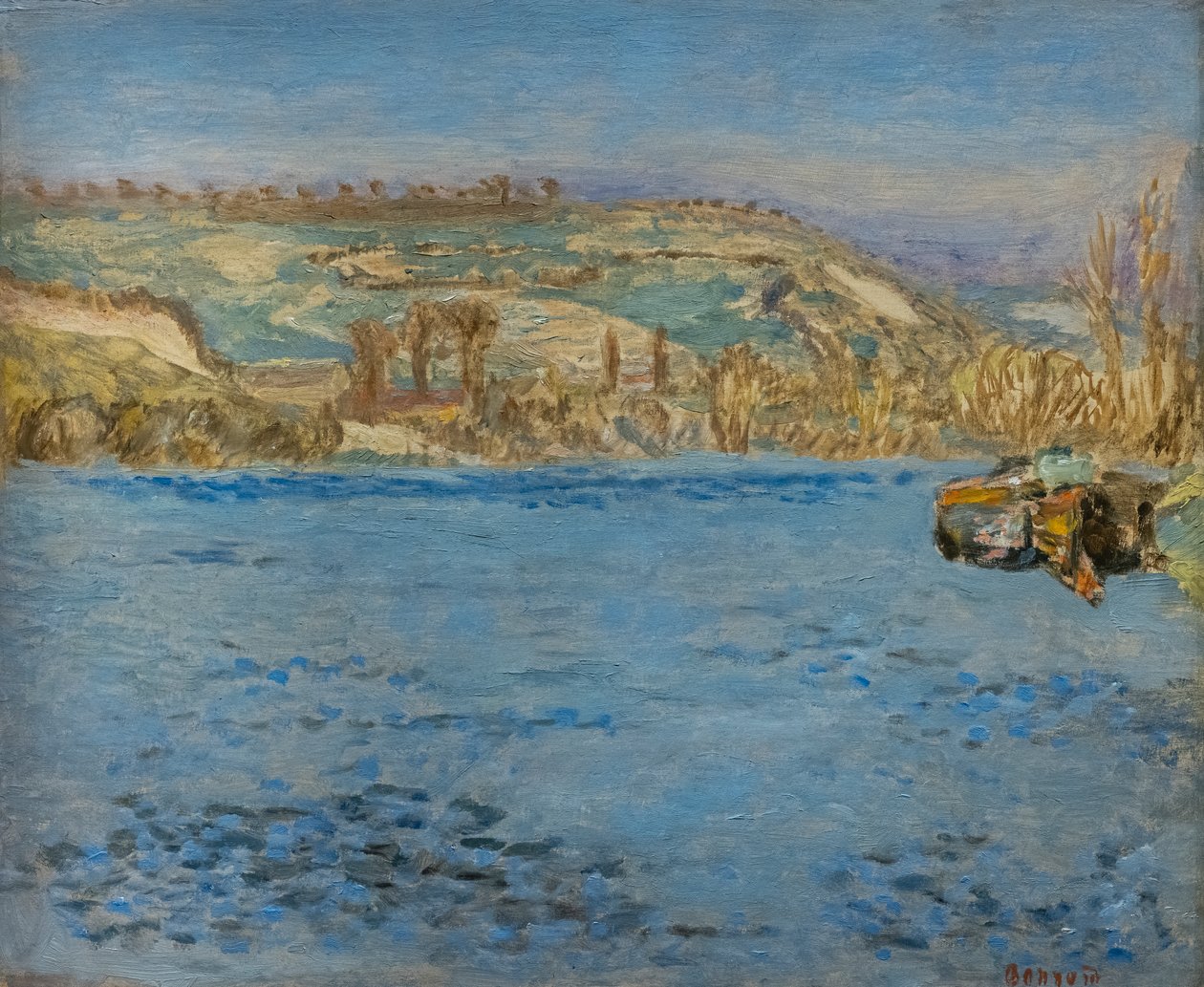 Die Seine bei Vernonnet von Pierre Bonnard