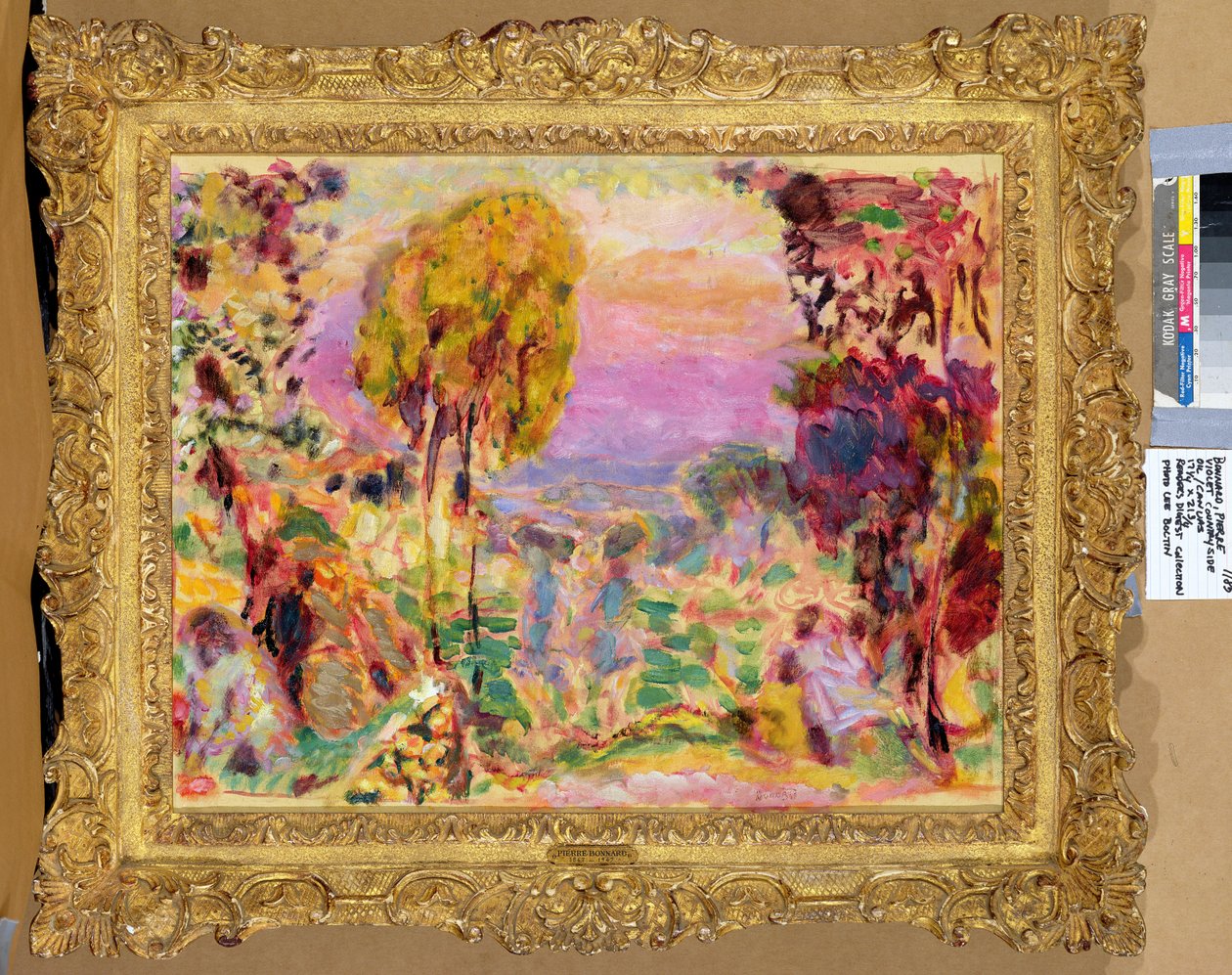 Violette Landschaft von Pierre Bonnard
