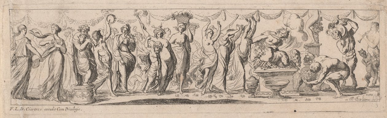 Opfer eines Satyrs von Pierre Brebiette