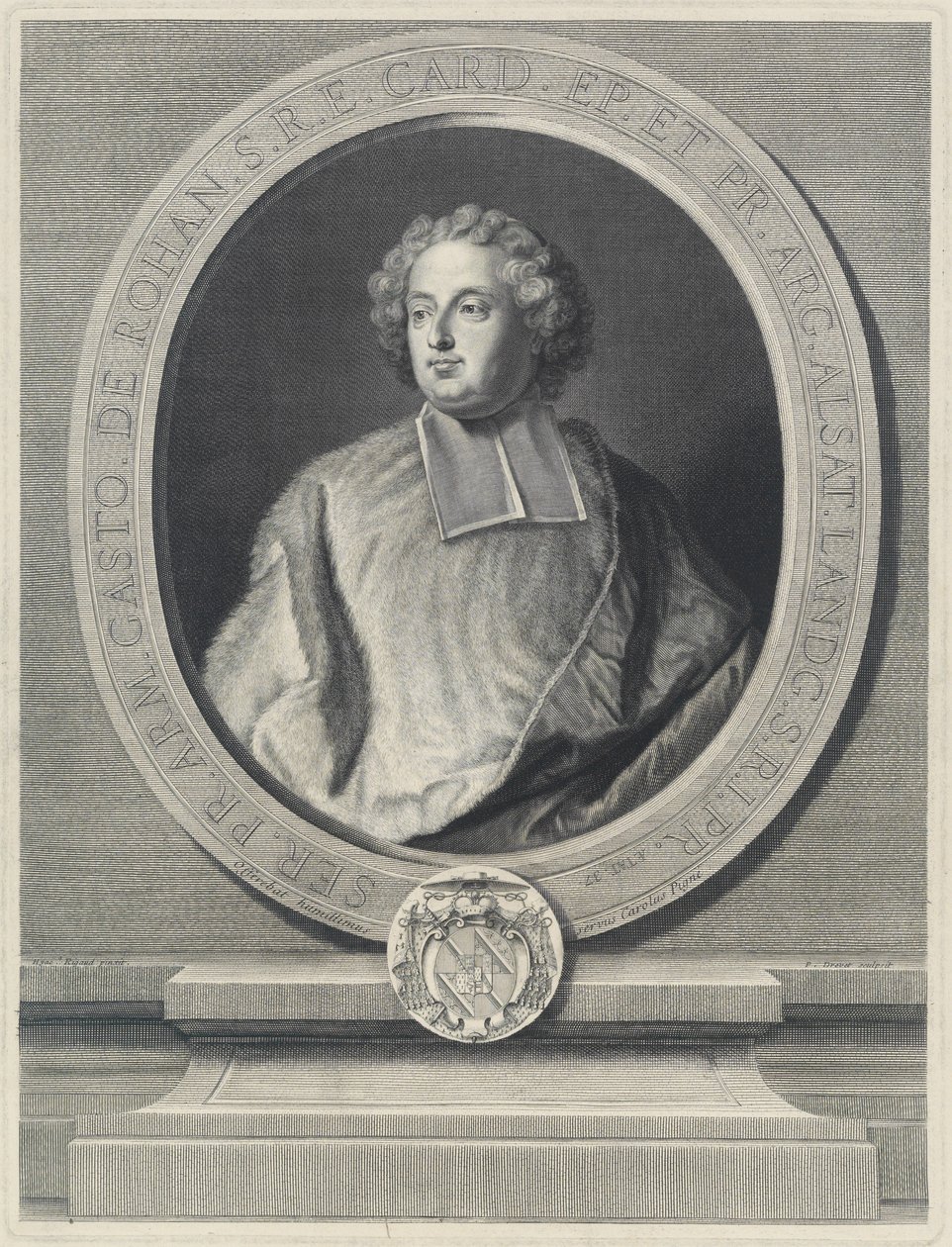 Gasto de Rohan S.R.E. Kardinal von Pierre Drevet