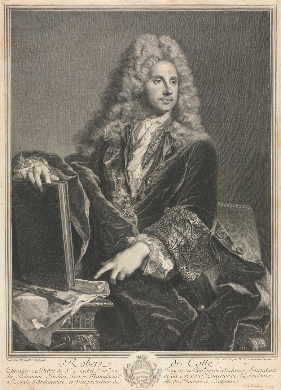 Robert de Cotte von Pierre Imbert Drevet