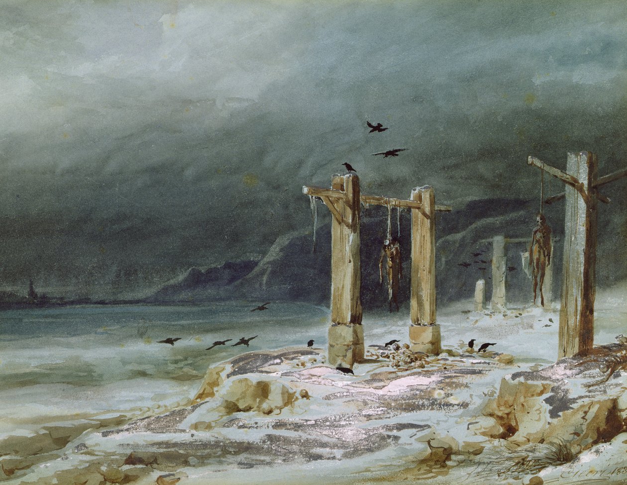 Der Galgen von Pierre Luc Charles Ciceri