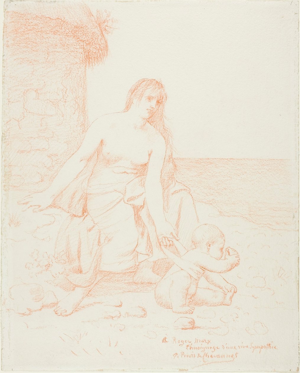 Fischerfamilie von Pierre Puvis de Chavannes