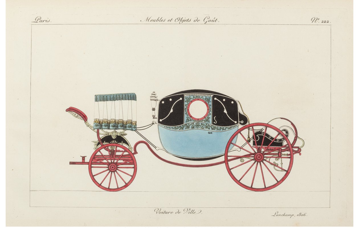 Stadtwagen, 1800er Jahre von Pierre de La Mesangere