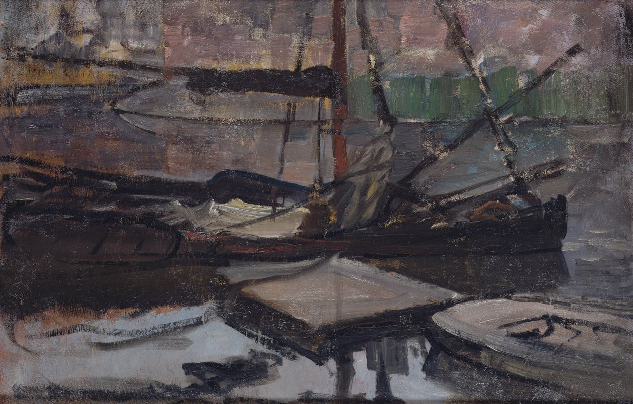 Stadhouderskade in der Nähe des Amsterdamer Gefängnishauses, 1899-1900 von Piet Mondrian