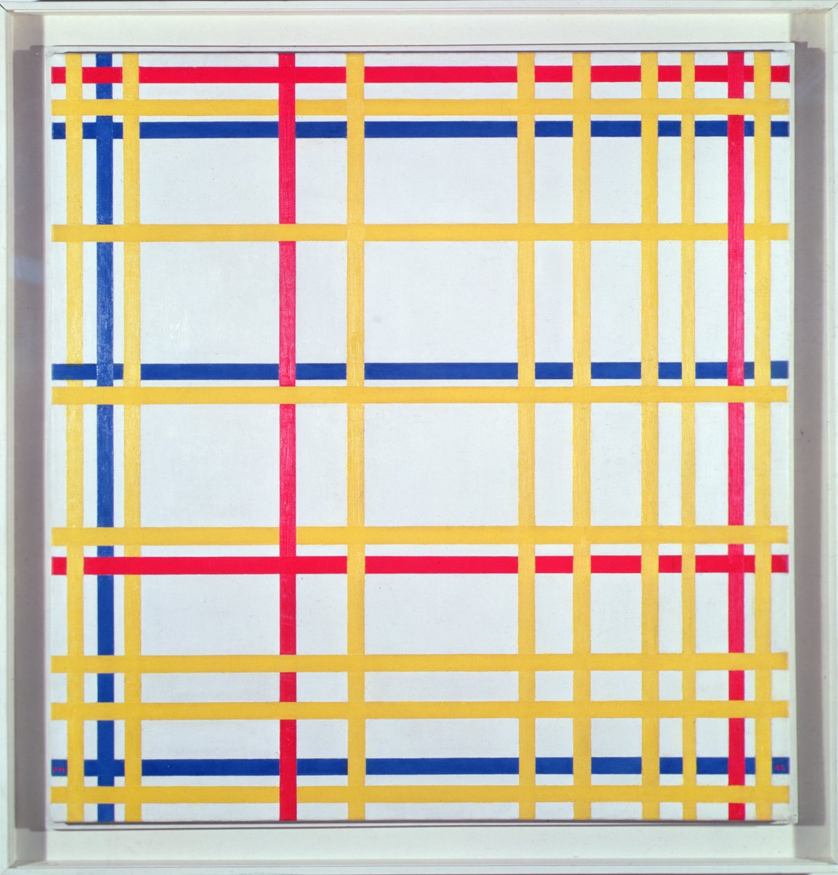 New York City I von Piet Mondrian