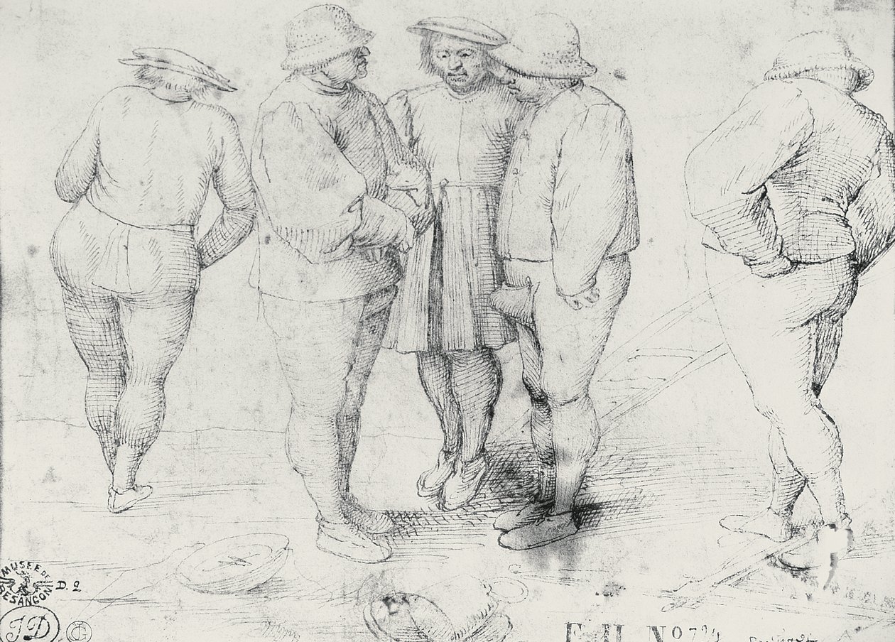 Bauern im Gespräch von Pieter Bruegel the Elder