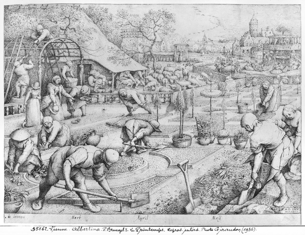 Frühling, 1565 von Pieter Bruegel the Elder
