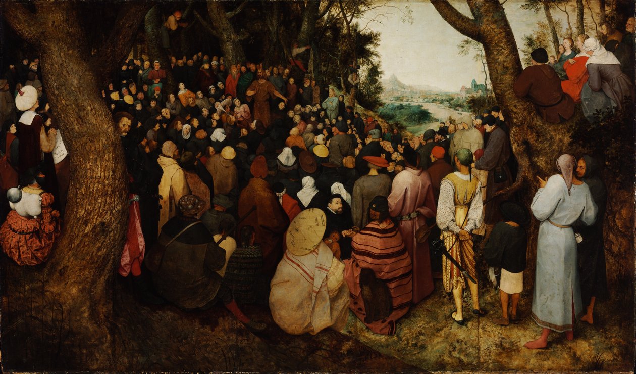 Die Predigt von Johannes dem Täufer von Pieter Bruegel the Elder