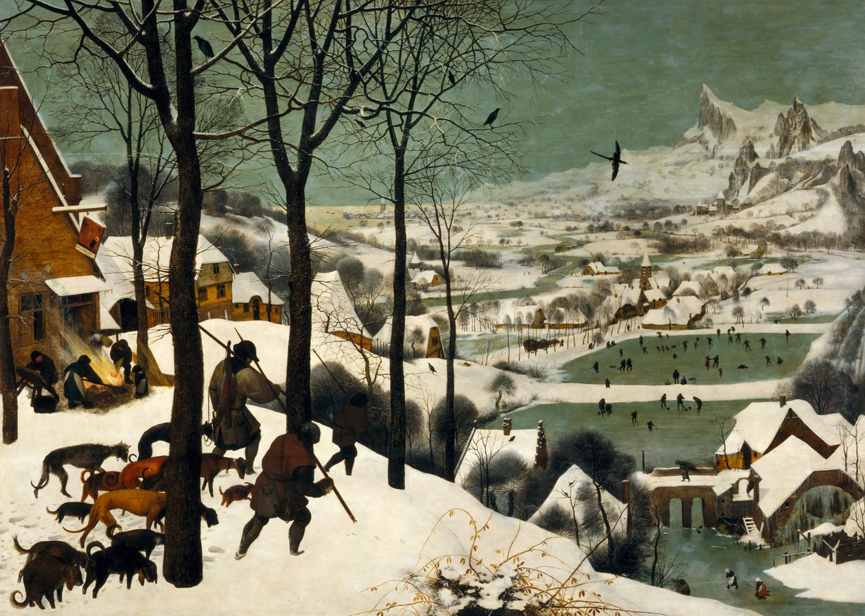 Die Jäger im Schnee (Winter) von Pieter Bruegel the Elder