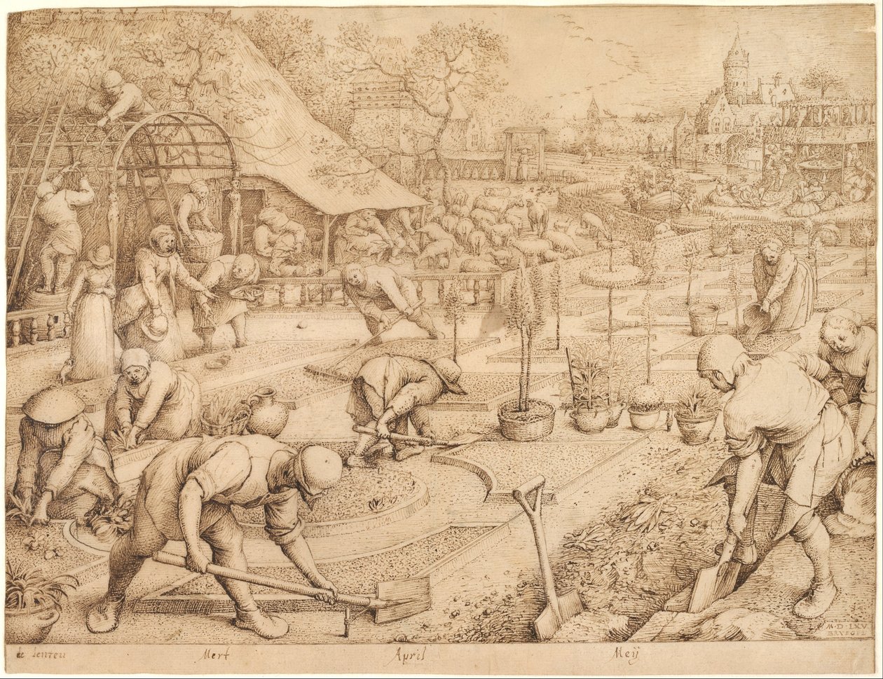 Frühling, 1565 von Pieter Bruegel the Elder