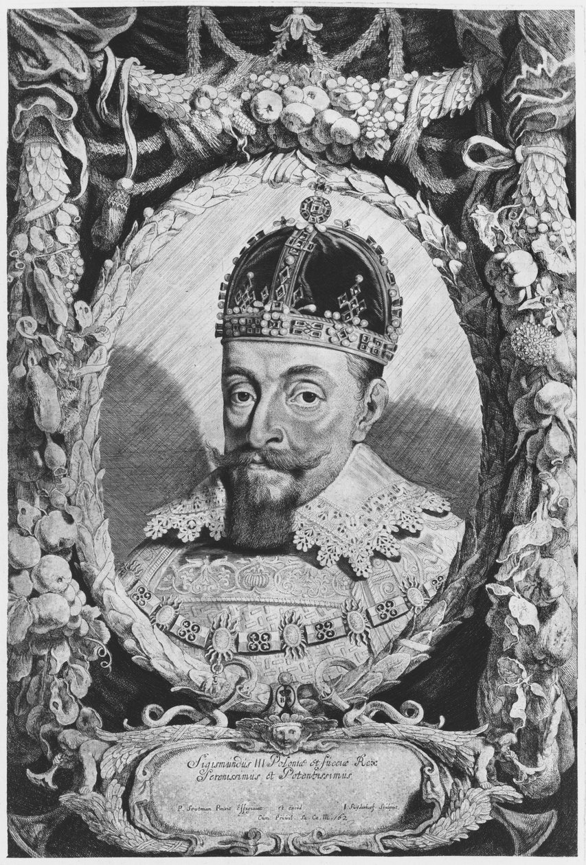Sigismund III. Vasa, König von Polen und Schweden, Großherzog von Litauen von Pieter Claesz Soutman