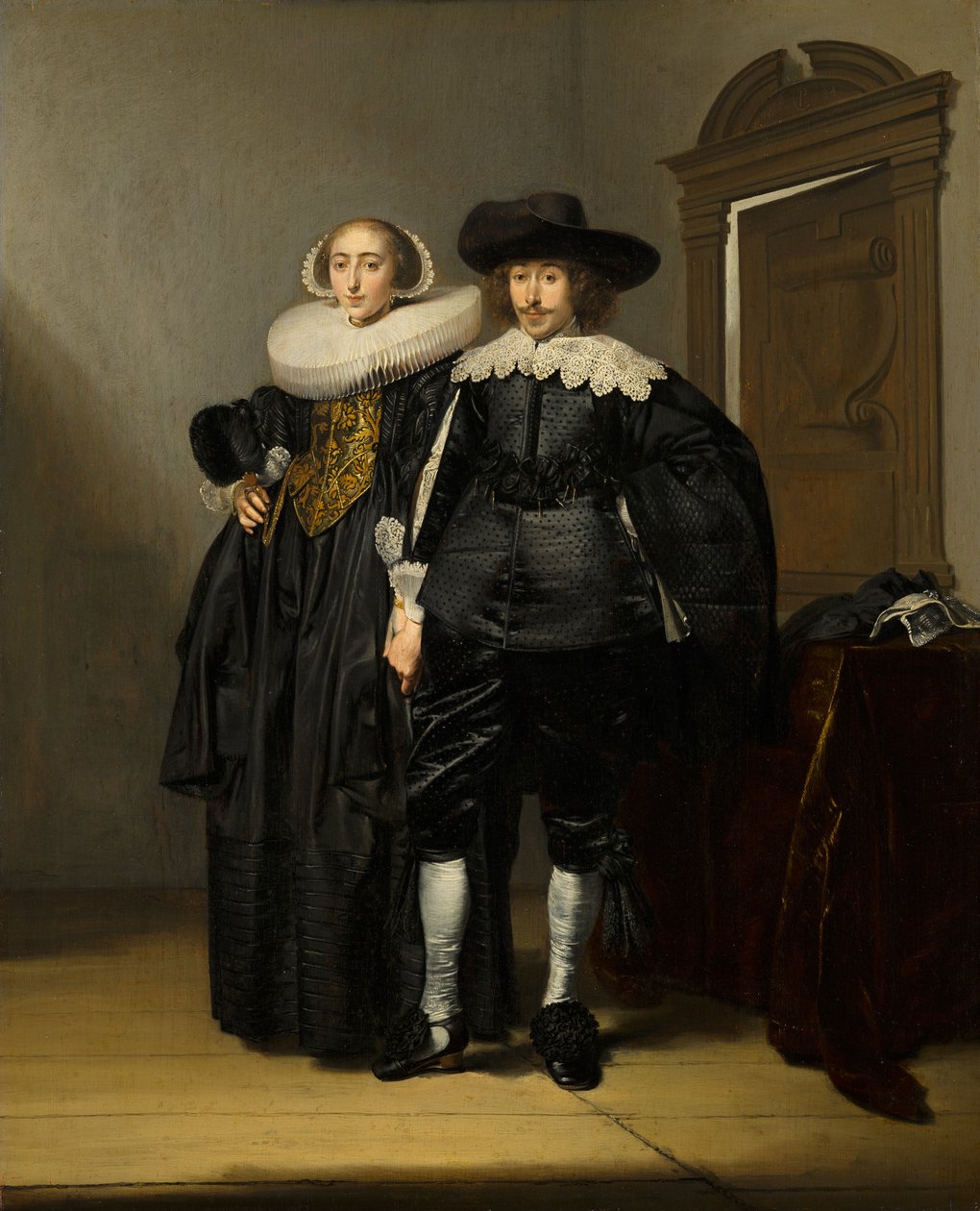 Porträt eines Ehepaars von Pieter Codde