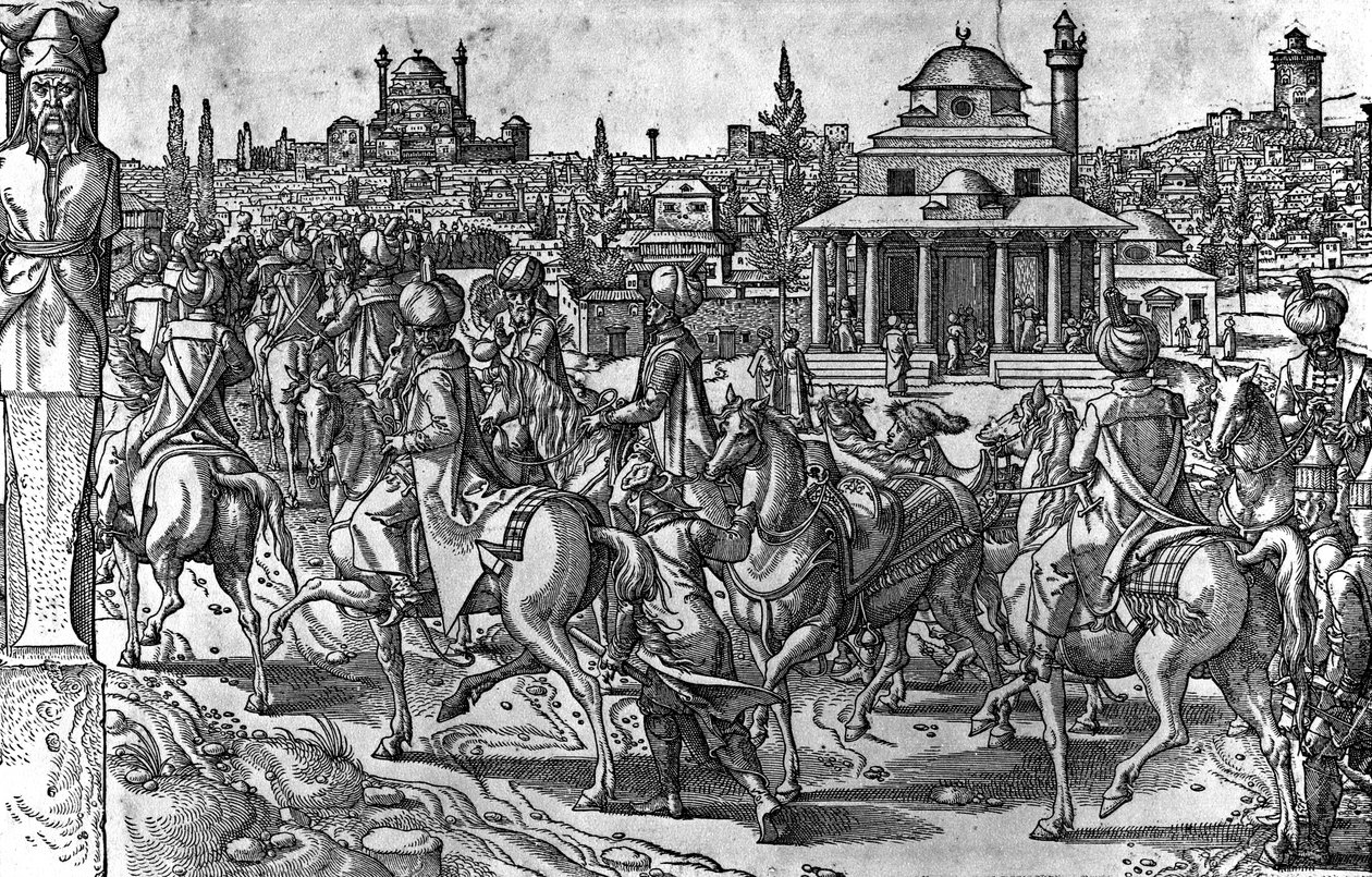 Die Sitten und Gebräuche der Türken, 1553 von Pieter Coecke van Aelst