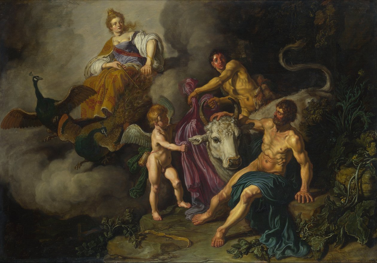 Juno entdeckt Jupiter mit Io von Pieter Lastman