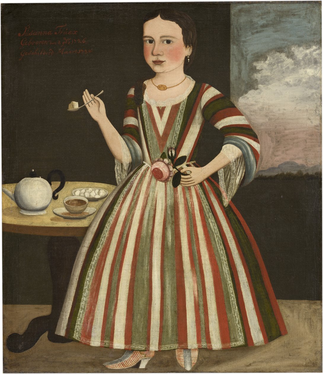 Susanna Truax, 1730 von Pieter Vanderlyn