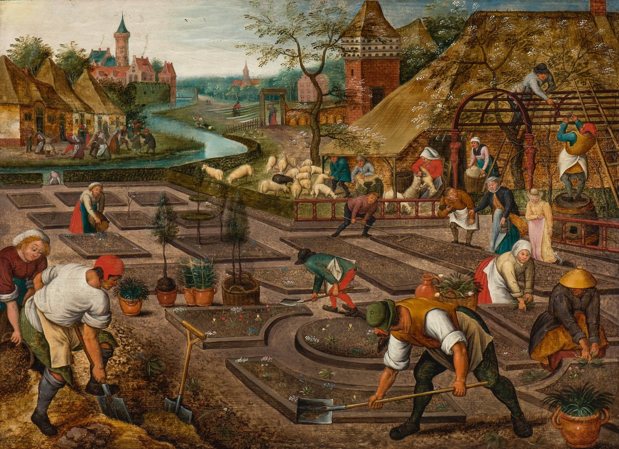 Frühling von Pieter Brueghel the Younger