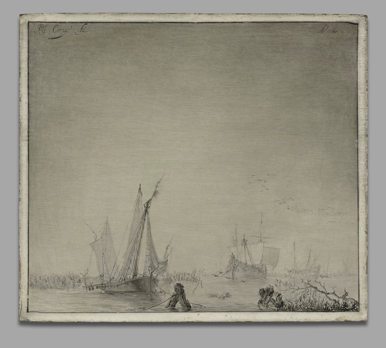 Ein ruhiges Meer von Pieter Coopse