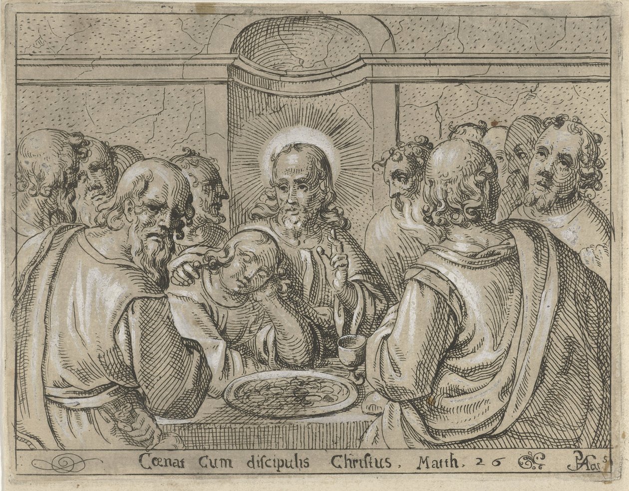 Das letzte Abendmahl von Pieter Feddes van Harlingen