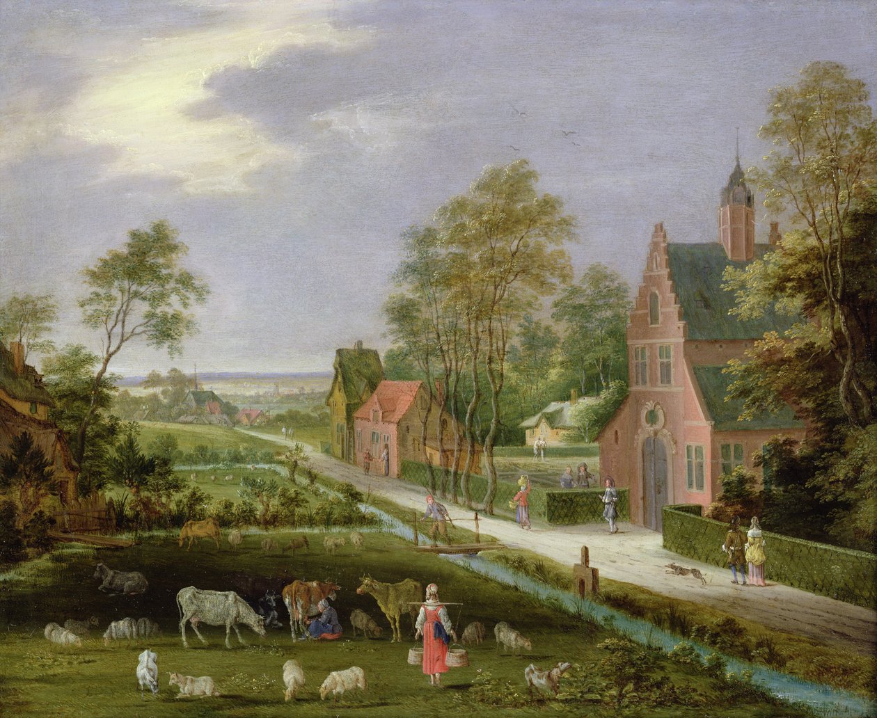 Dorflandschaft von Peeter Gijsels