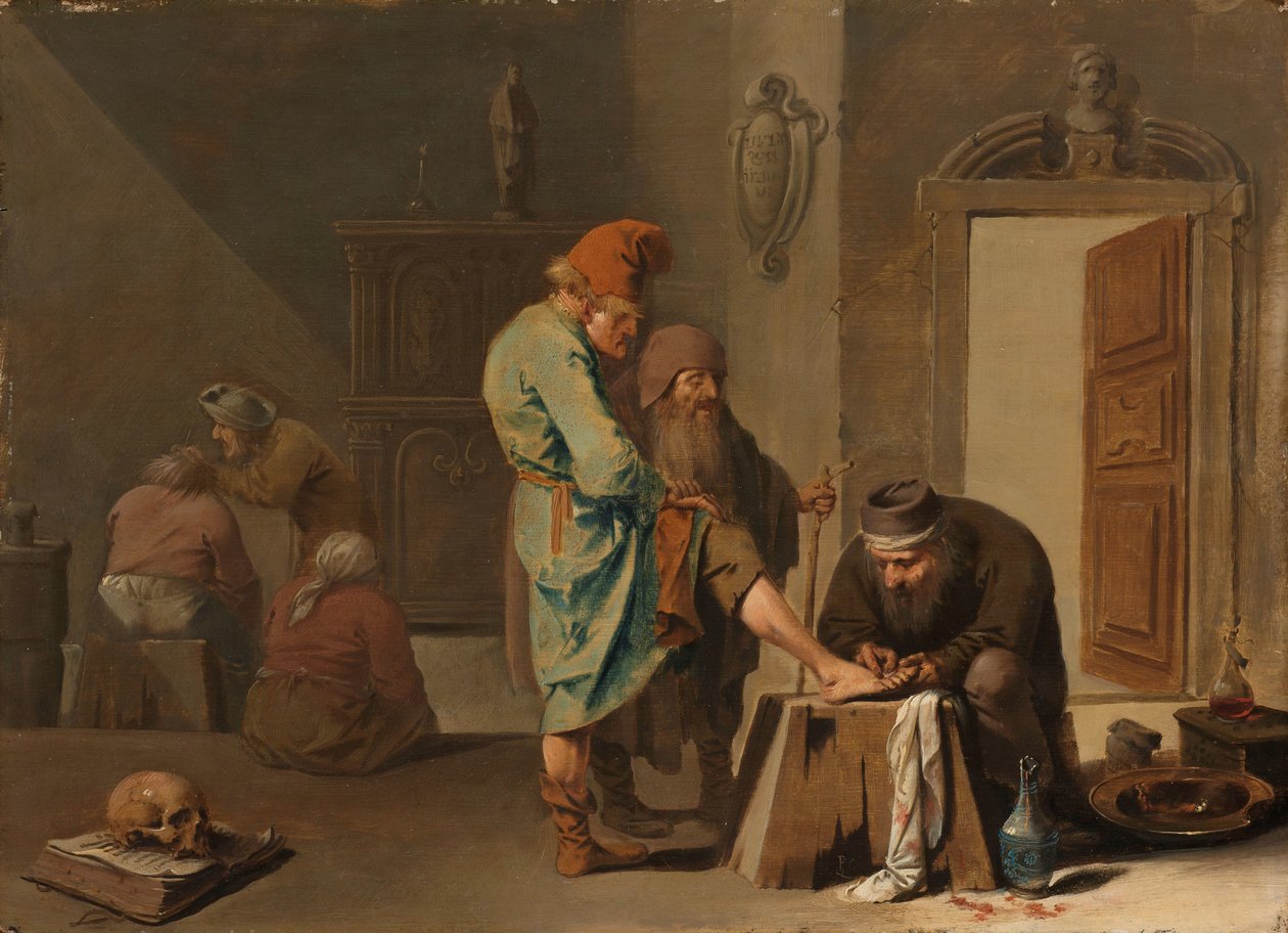Die Fußoperation von Pieter Jansz Quast