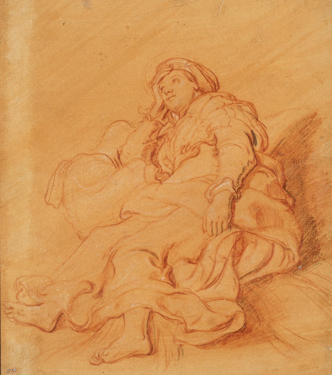 Studie der Figur von Rachel, um 1621 von Pieter Lastman