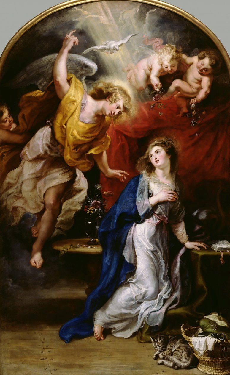 Die Verkündigung, 1628-1629 von Peter Paul Rubens