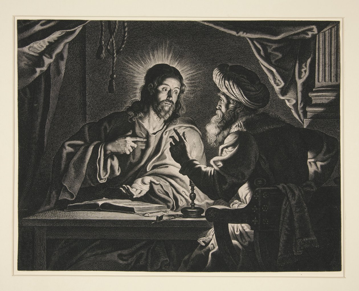 Christus und Nikodemus von Pieter de Jode II