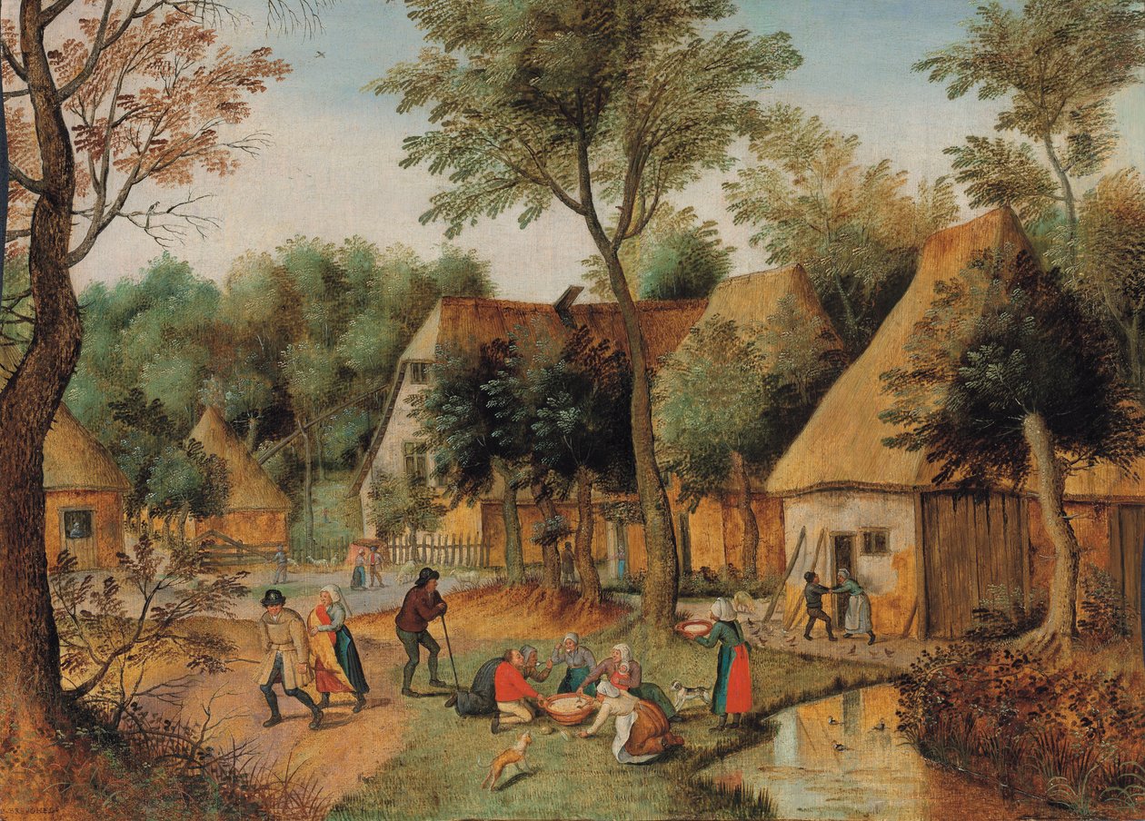 Mahlzeit auf dem Land von Pieter Brueghel the Younger