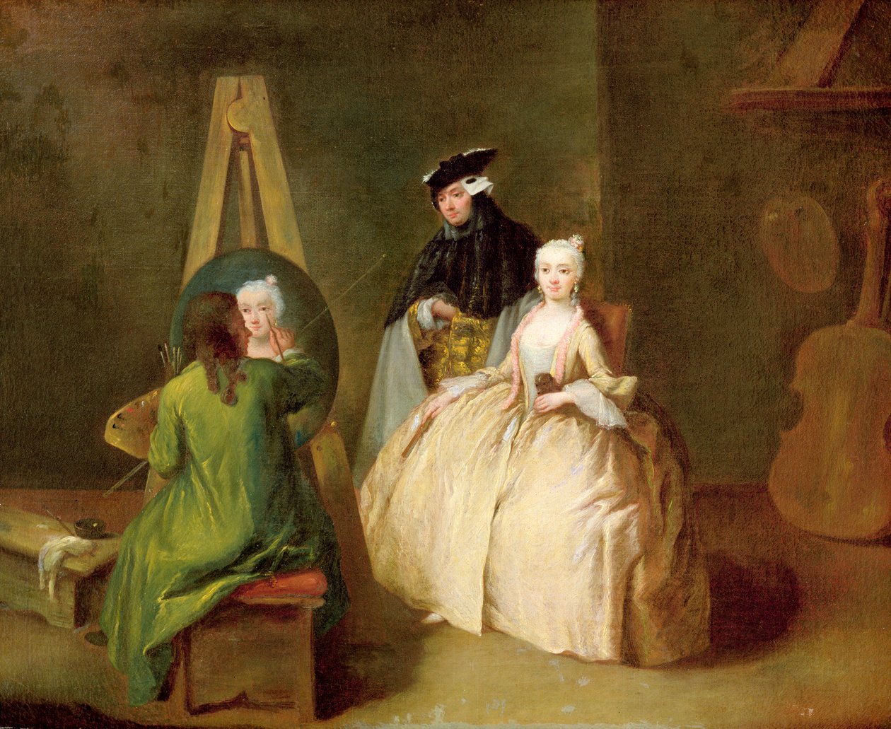 Das Atelier des Künstlers, ca. 1746 von Pietro Longhi