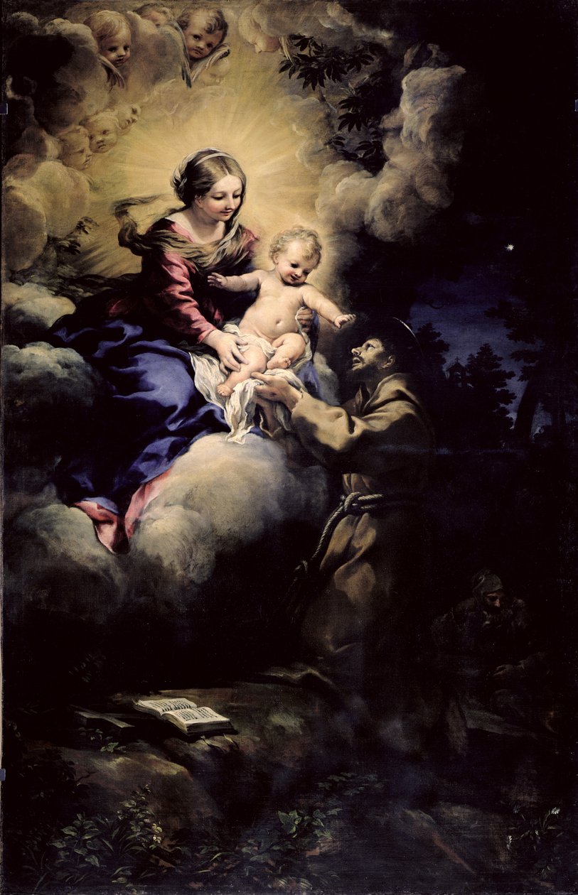 Die Heimsuchung des Heiligen Franziskus, 1641 von Pietro da Cortona