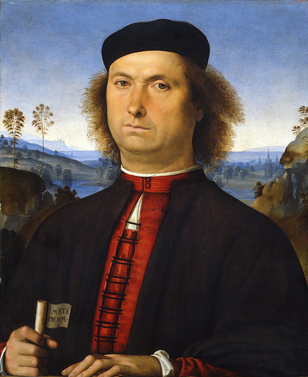 Porträt von Francesco delle Opere, 1494 von Pietro Perugino