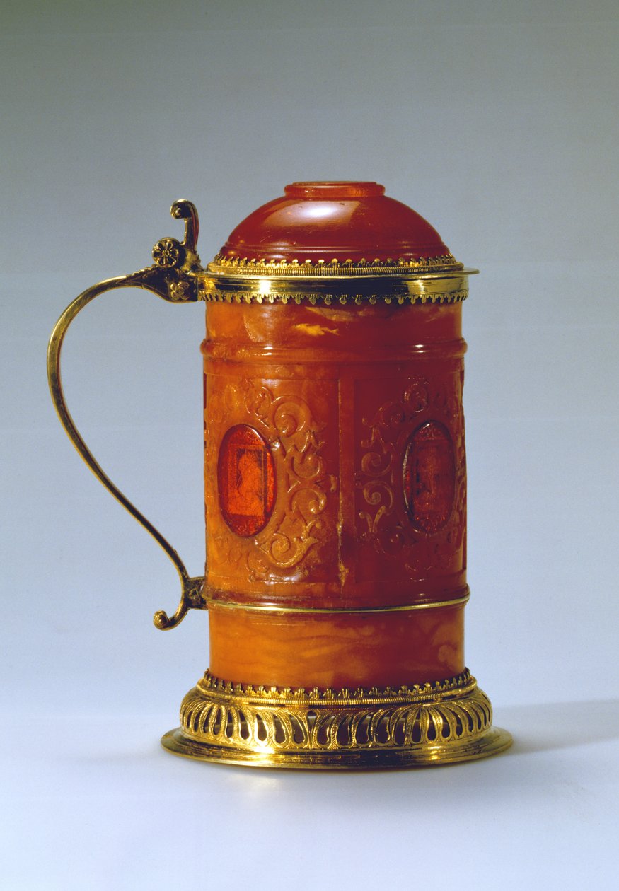 Bierkrug, Werkstatt von George Schreiber und Andrew Mayer, Königsberg, ca. 1610 von Polish School