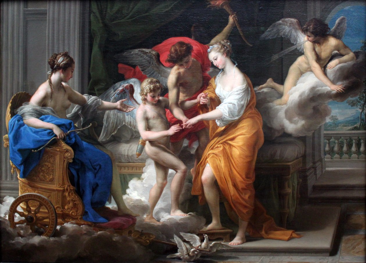 Die Hochzeit von Amor und Psyche von Pompeo Batoni